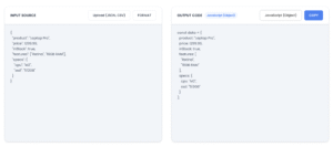 Convert JSON to Object